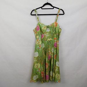 Anthropologie Silk Dress 10 Girls From Savoy
